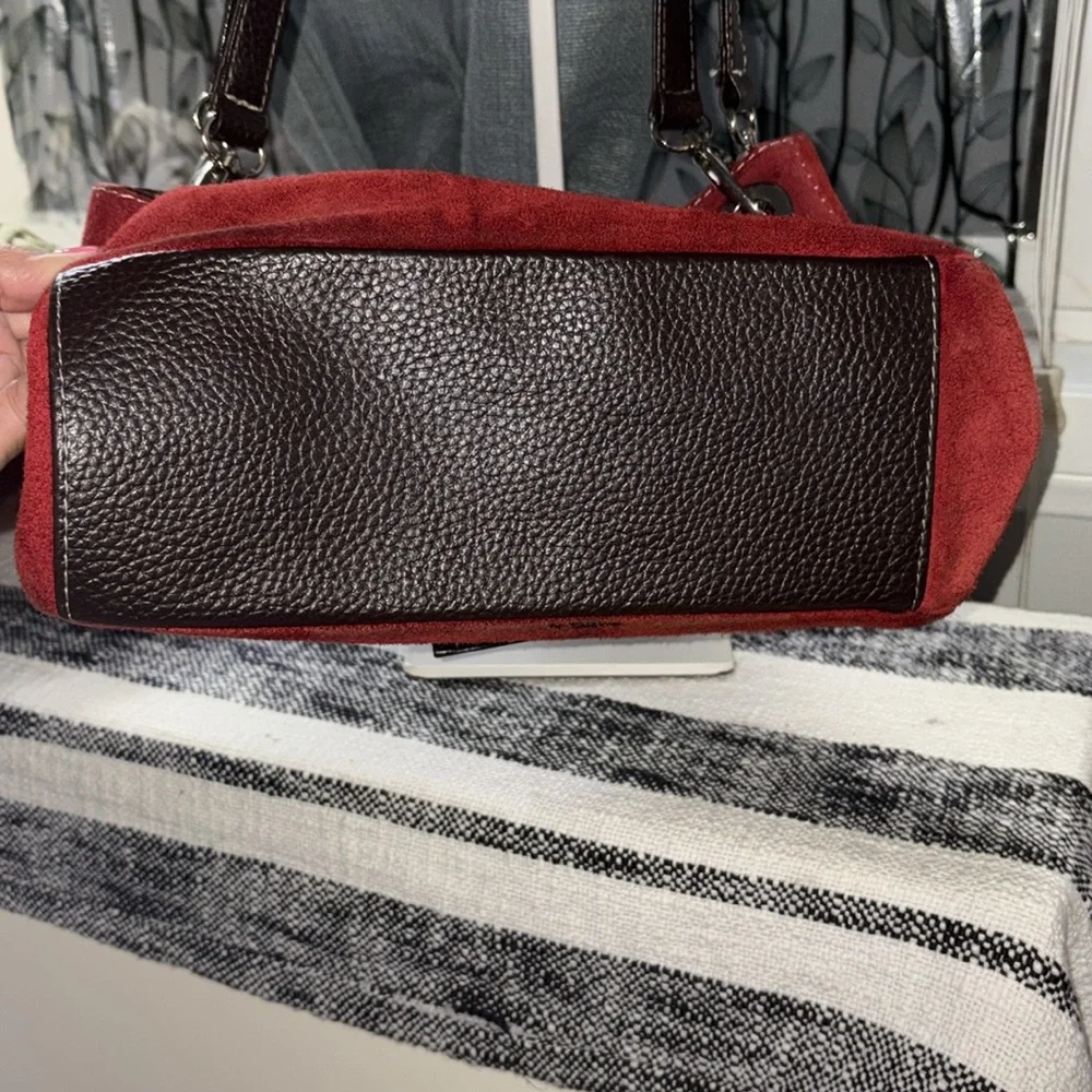 Red and Brown fashon Shoulder Bag - Picture 3 of 13